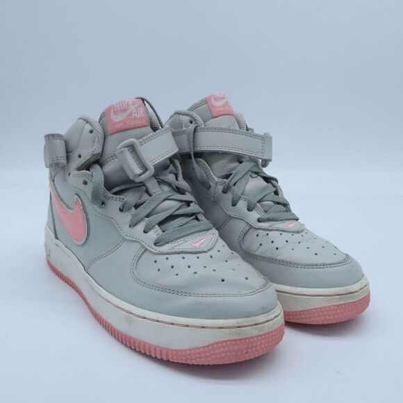 Nike Air Force 1 Mid Gry Pink Sneakers 2004 Terror Squad Women's Size 7.5 - Picture 1 of 9